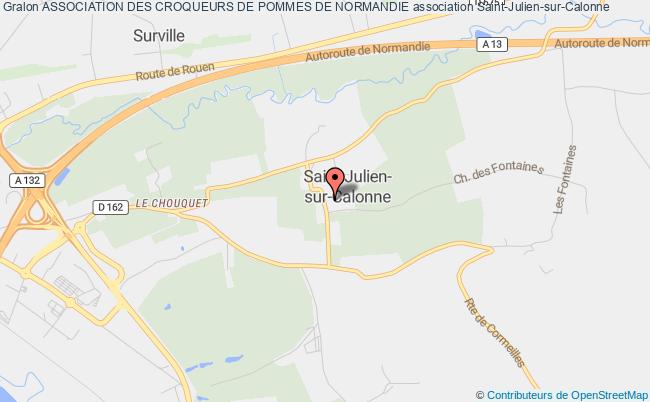 plan association Association Des Croqueurs De Pommes De Normandie Saint-Julien-sur-Calonne