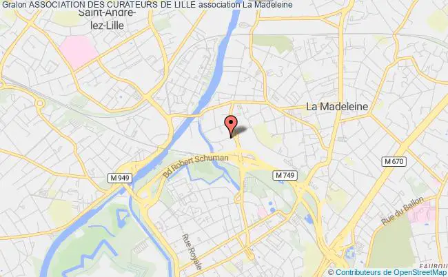 plan association Association Des Curateurs De Lille La Madeleine