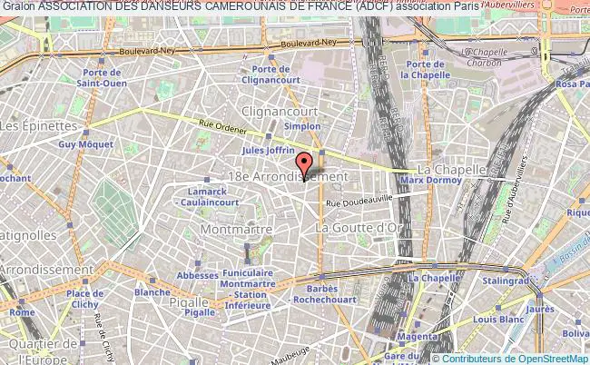 plan association Association Des Danseurs Camerounais De France (adcf) Paris