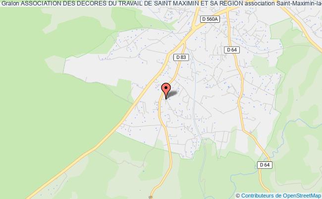 plan association Association Des Decores Du Travail De Saint Maximin Et Sa Region Saint-Maximin-la-Sainte-Baume