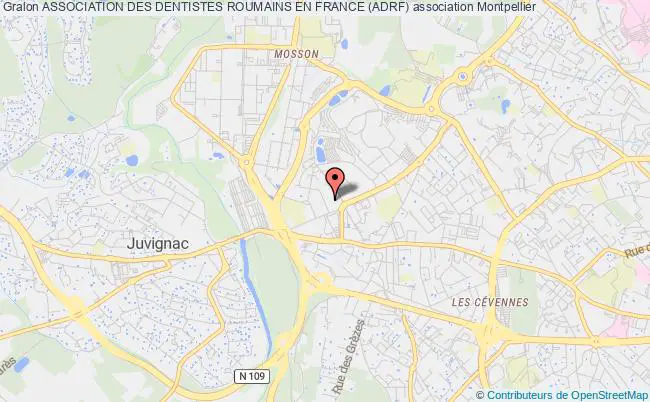 plan association Association Des Dentistes Roumains En France (adrf) Montpellier