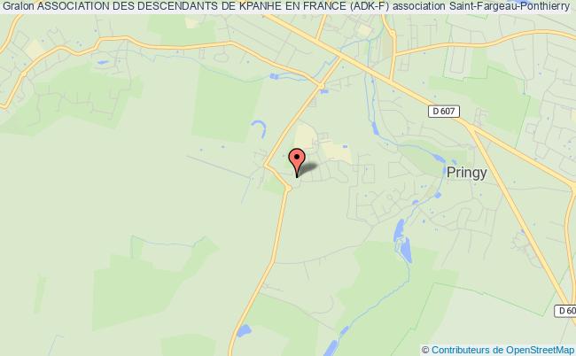 plan association Association Des Descendants De Kpanhe En France (adk-f) Saint-Fargeau-Ponthierry