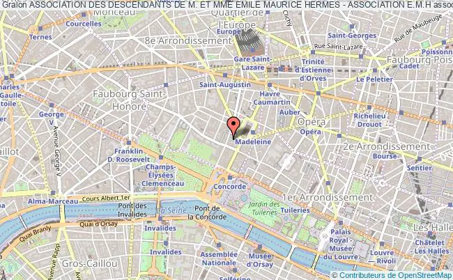 plan association Association Des Descendants De M. Et Mme Emile Maurice Hermes - Association E.m.h Paris