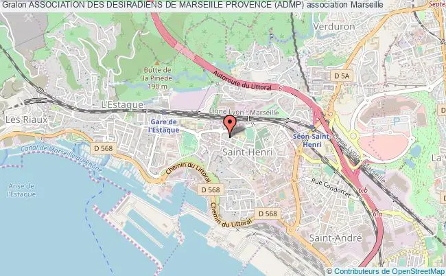plan association Association Des Desiradiens De Marseiile Provence (admp) Marseille 16e