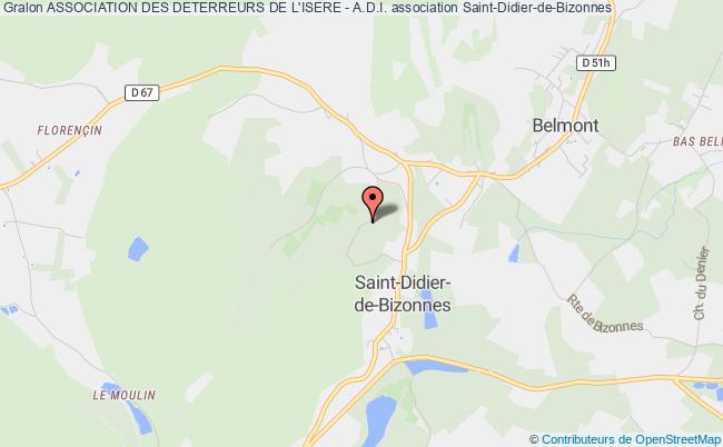 plan association Association Des Deterreurs De L'isere - A.d.i. Saint-Didier-de-Bizonnes
