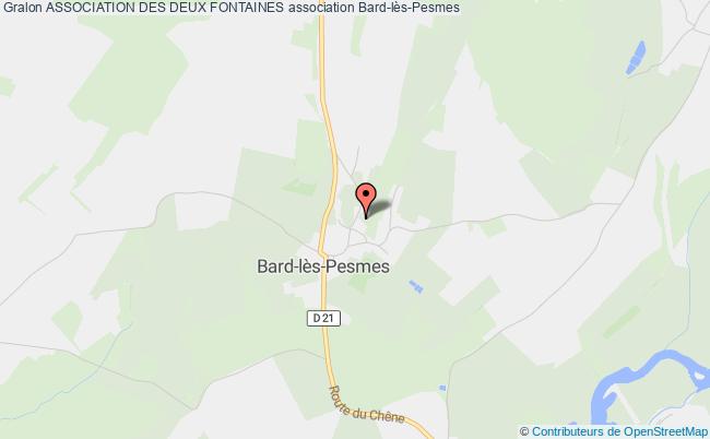 plan association Association Des Deux Fontaines Bard-lès-Pesmes