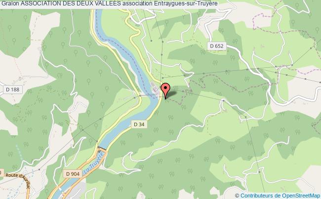 plan association Association Des Deux Vallees Entraygues-sur-Truyère