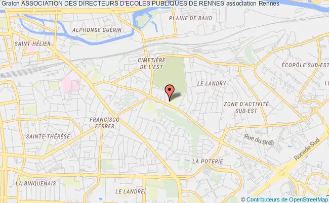 plan association Association Des Directeurs D'ecoles Publiques De Rennes Rennes