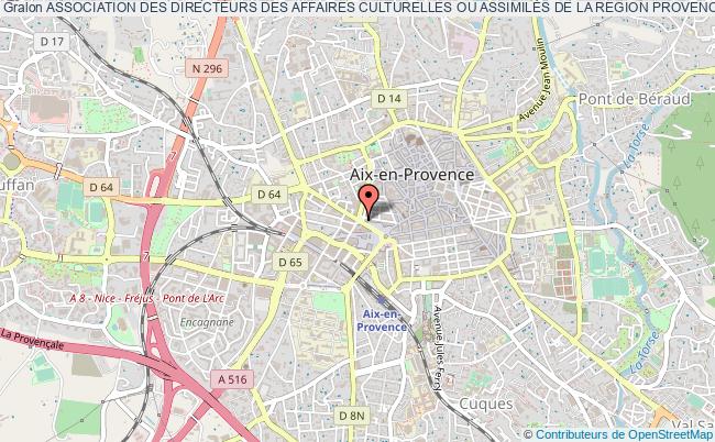 ASSOCIATION DES DIRECTEURS DES AFFAIRES CULTURELLES OU ASSIMILÉS DE LA REGION PROVENCE ALPES CÔTE D'AZUR