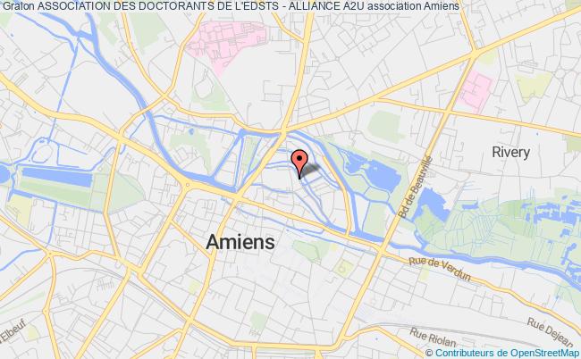 plan association Association Des Doctorants De L'edsts - Alliance A2u Amiens