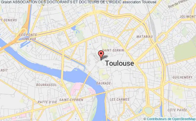 plan association Association Des Doctorants Et Docteurs De L'irdeic Toulouse