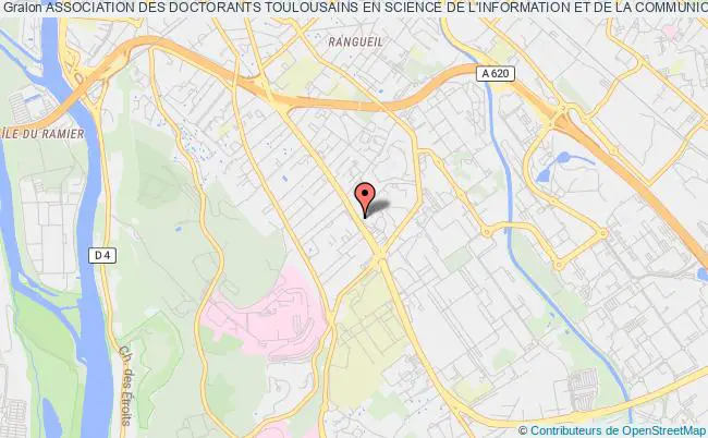 plan association Association Des Doctorants Toulousains En Science De L'information Et De La Communication (adt-sic) Toulouse Cedex 4