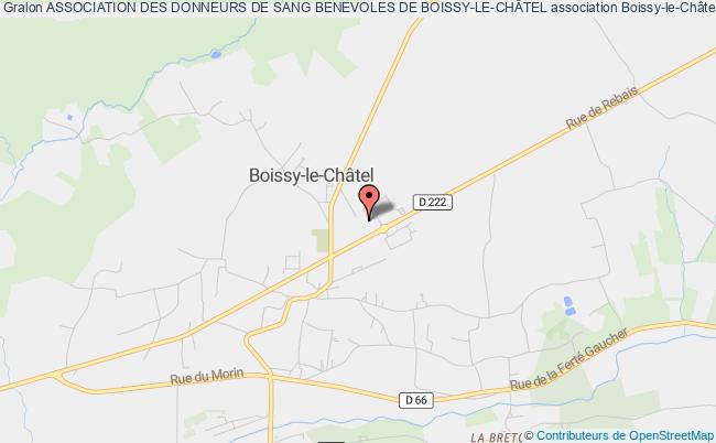 plan association Association Des Donneurs De Sang Benevoles De Boissy-le-chÂtel Boissy-le-Châtel