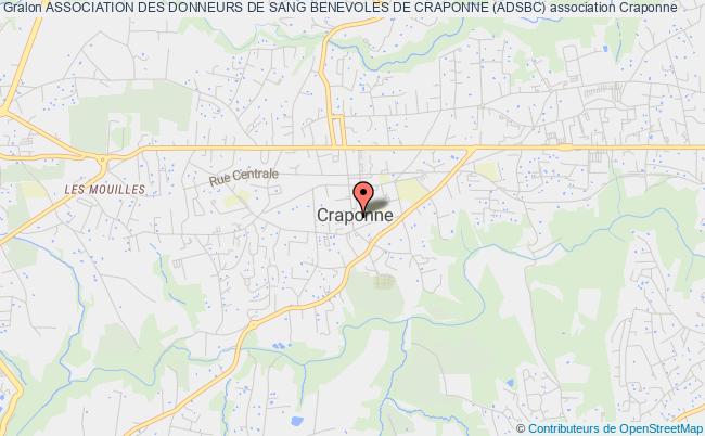 ASSOCIATION DES DONNEURS DE SANG BENEVOLES DE CRAPONNE (ADSBC)