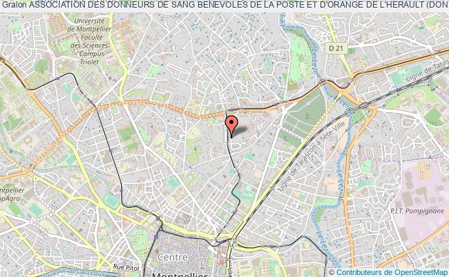 ASSOCIATION DES DONNEURS DE SANG BENEVOLES DE LA POSTE ET D'ORANGE DE L'HERAULT (DON DU SANG LA POSTE-ORANGE HERAULT)