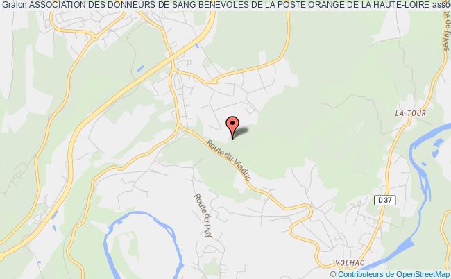ASSOCIATION DES DONNEURS DE SANG BENEVOLES DE LA POSTE ORANGE DE LA HAUTE-LOIRE