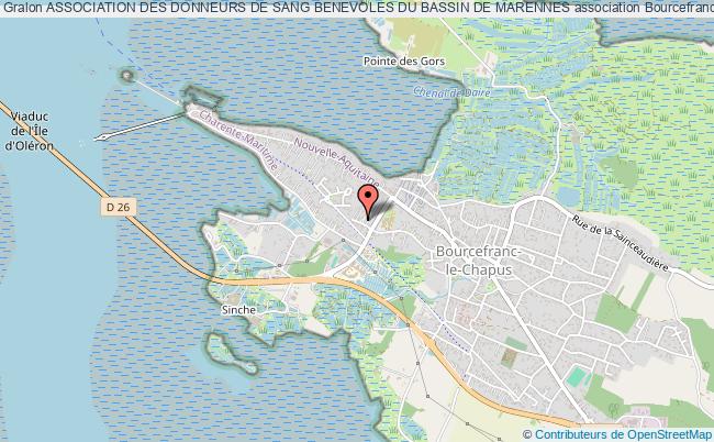 ASSOCIATION DES DONNEURS DE SANG BENEVOLES DU BASSIN DE MARENNES