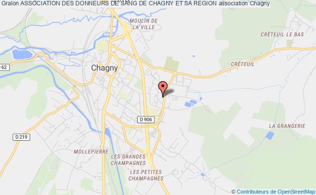 plan association Association Des Donneurs De Sang De Chagny Et Sa Region Chagny