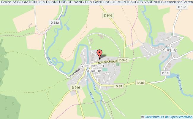 ASSOCIATION DES DONNEURS DE SANG DES CANTONS DE MONTFAUCON VARENNES