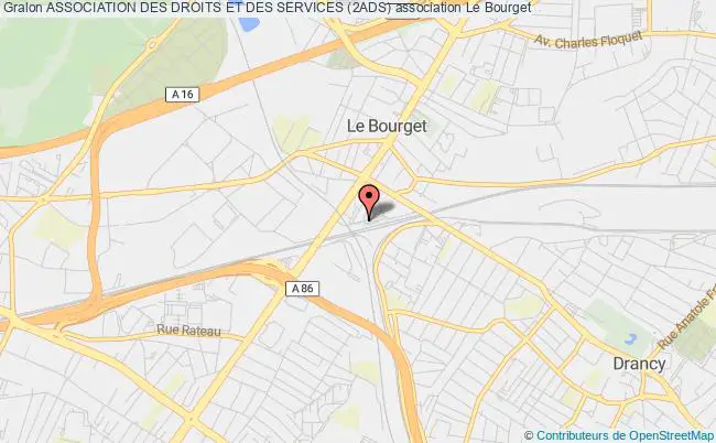 plan association Association Des Droits Et Des Services (2ads) Le    Bourget