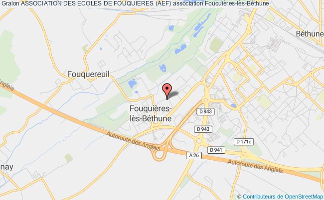 plan association Association Des Ecoles De Fouquieres (aef) Fouquières-lès-Béthune