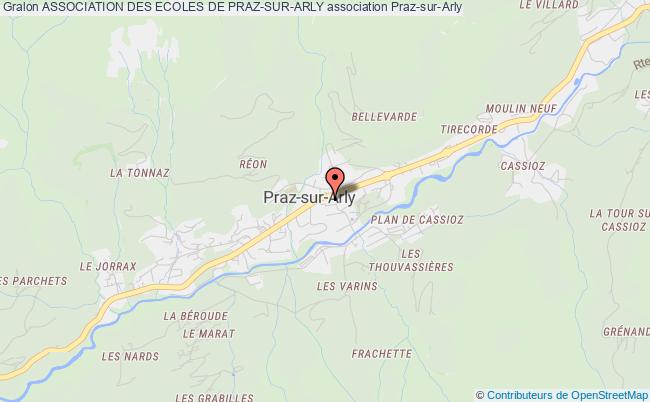 plan association Association Des Ecoles De Praz-sur-arly Praz-sur-Arly
