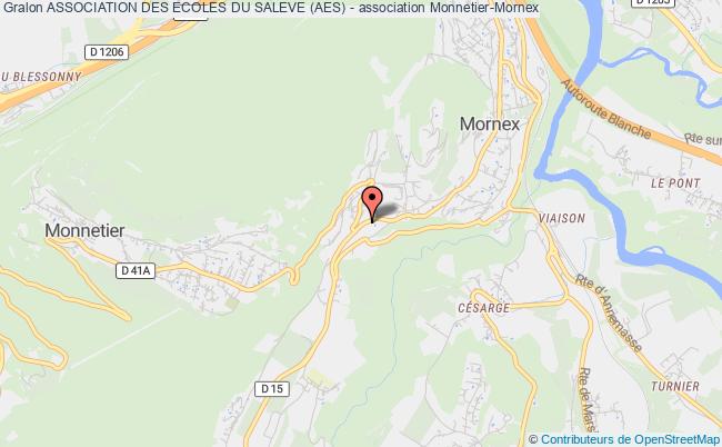 plan association Association Des Ecoles Du Saleve (aes) - Monnetier-Mornex