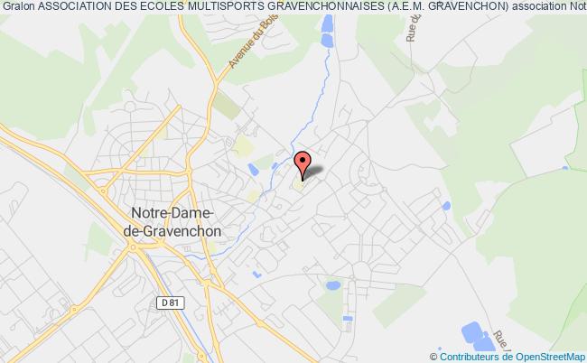 plan association Association Des Ecoles Multisports Gravenchonnaises (a.e.m. Gravenchon) Port-Jérôme-sur-Seine