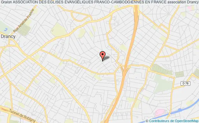 plan association Association Des Églises ÉvangÉliques Franco-cambodgiennes En France Drancy