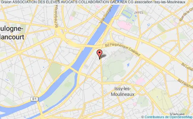 plan association Association Des Eleves Avocats Collaboration Gala Aea Cg Issy-les-Moulineaux