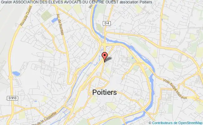 plan association Association Des Eleves Avocats Du Centre Ouest Poitiers