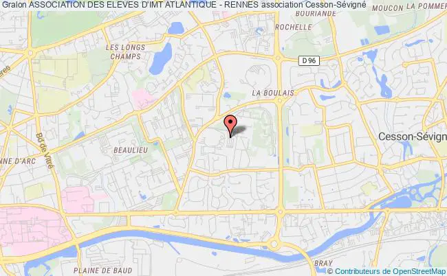 plan association Association Des Eleves D'imt Atlantique - Rennes Cesson-Sévigné