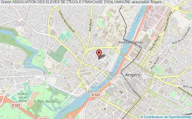 plan association Association Des Eleves De L'ecole Francaise D'enluminure Angers