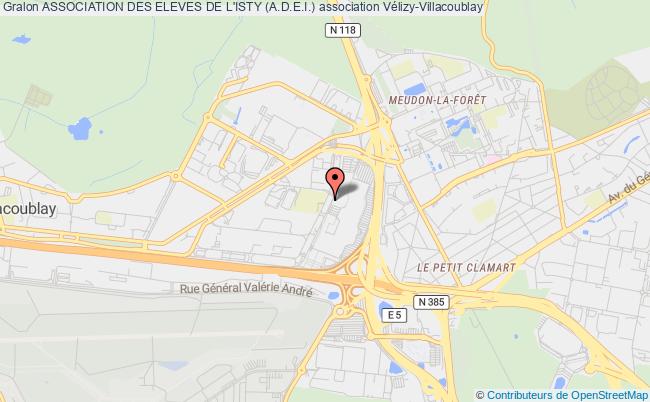 plan association Association Des Eleves De L'isty (a.d.e.i.) Vélizy-Villacoublay