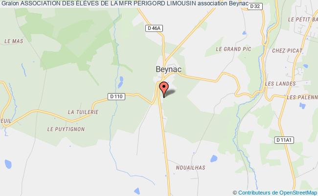 plan association Association Des ÉlÈves De La Mfr Perigord Limousin Beynac