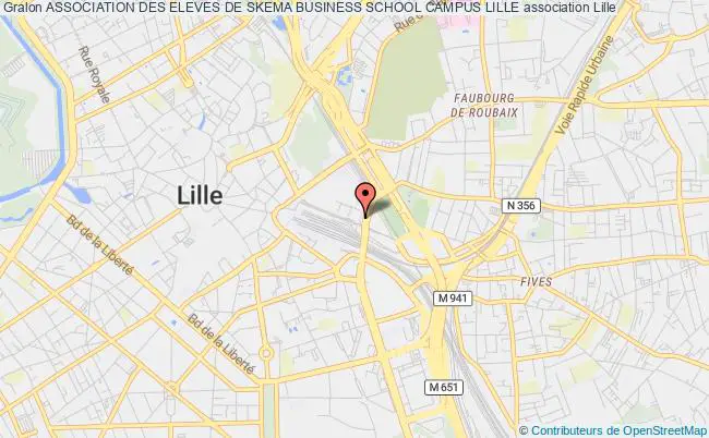plan association Association Des Eleves De Skema Business School Campus Lille Lille