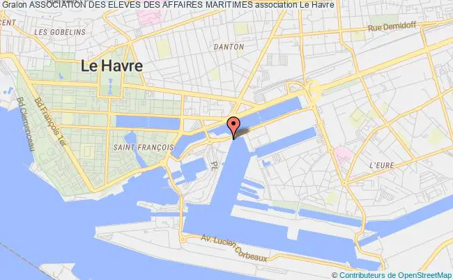 plan association Association Des Eleves Des Affaires Maritimes Havre