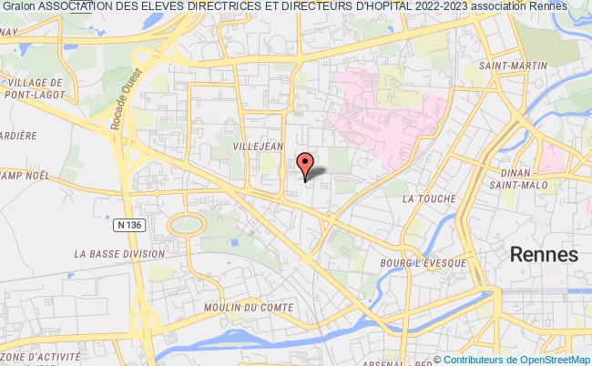 plan association Association Des Eleves Directrices Et Directeurs D'hopital 2022-2023 Rennes