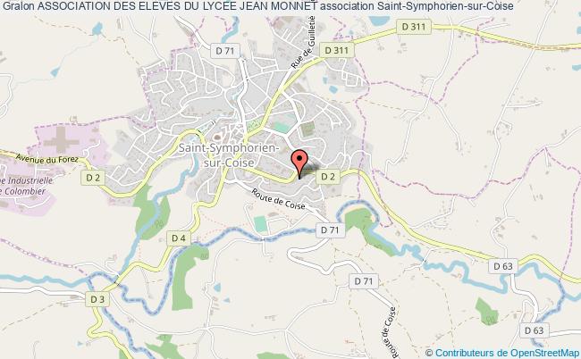 plan association Association Des Eleves Du Lycee Jean Monnet Saint-Symphorien-sur-Coise