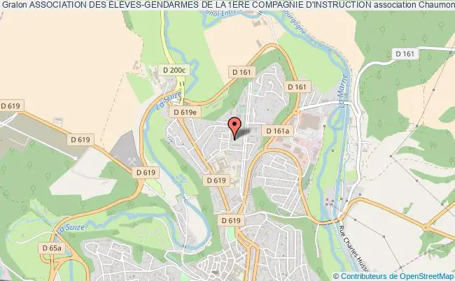 plan association Association Des ÉlÈves-gendarmes De La 1ere Compagnie D'instruction Chaumont