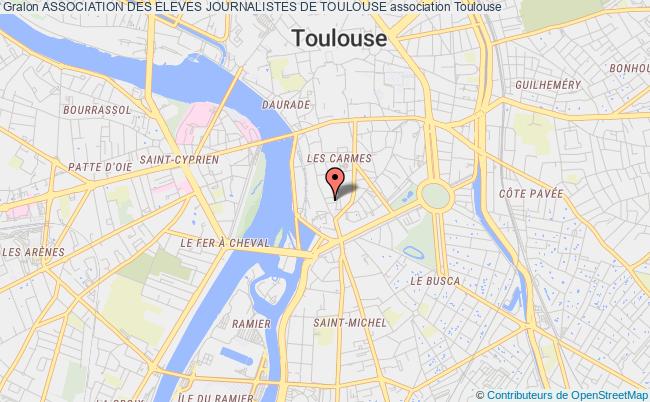 plan association Association Des Eleves Journalistes De Toulouse Toulouse Cedex