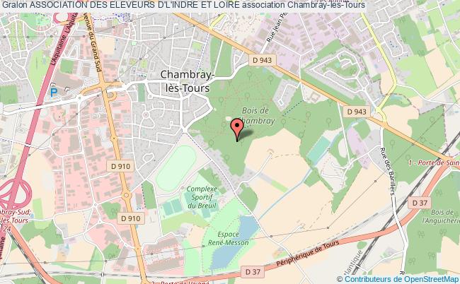 plan association Association Des Eleveurs D'l'indre Et Loire Chambray-lès-Tours