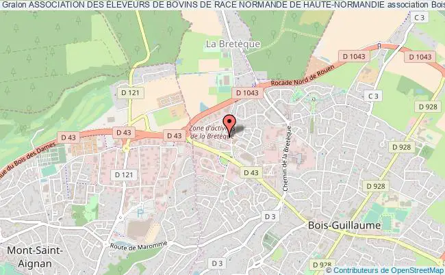 plan association Association Des Éleveurs De Bovins De Race Normande De Haute-normandie Bois-Guillaume