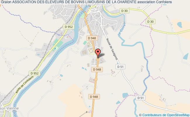 plan association Association Des Éleveurs De Bovins Limousins De La Charente Confolens