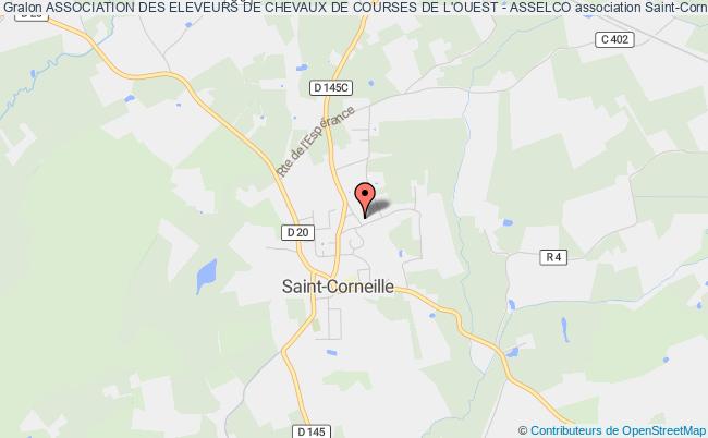 plan association Association Des Eleveurs De Chevaux De Courses De L'ouest - Asselco Saint-Corneille