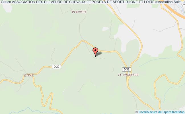 plan association Association Des Eleveurs De Chevaux Et Poneys De Sport Rhone Et Loire Saint-Just-Saint-Rambert