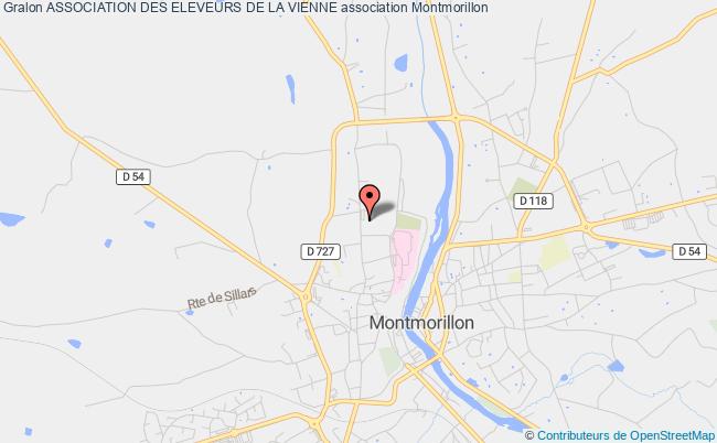 plan association Association Des Eleveurs De La Vienne Montmorillon