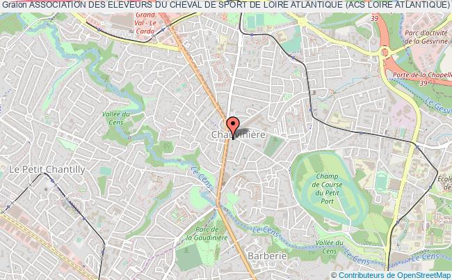 plan association Association Des Eleveurs Du Cheval De Sport De Loire Atlantique (acs Loire Atlantique) Orvault