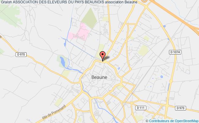 plan association Association Des Eleveurs Du Pays Beaunois Beaune