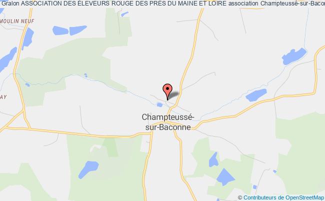 plan association Association Des Éleveurs Rouge Des PrÉs Du Maine Et Loire Chenillé-Champteussé